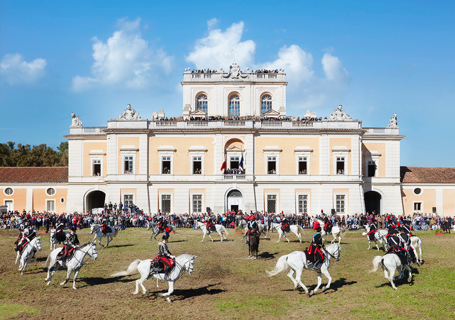 CAVALLI & CAVALIERI, CAROSELLO STORICO NELLA REGGIA DI CARDITELLO